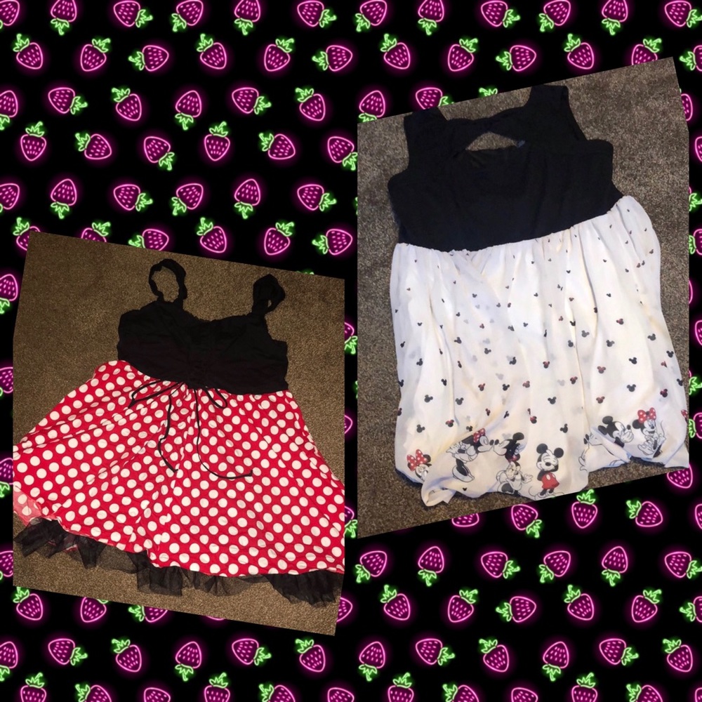 Disney Torrid Minnie Mickey dresses size 22 3 3x